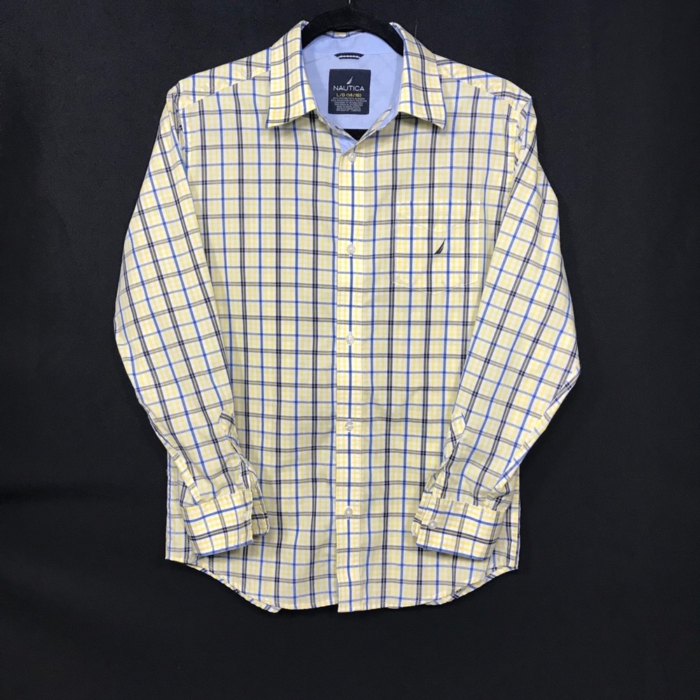 Boys Size Large 14/16 Nautica Long Sleeve Shirt